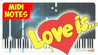 Т9 - Ода нашей любви (Вдох-Выдох) на пианино (Ноты + midi)