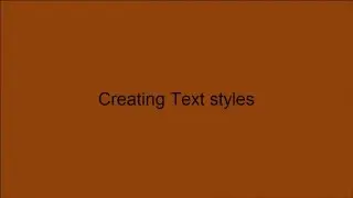 51   Creating text style