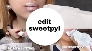 АСМР ЭДИТ ХРУСТ СУХОГО МЕЛА SWEET CHALK