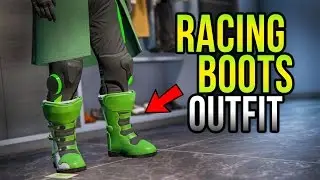 RACING BOOTS WITH DEADLINE PANTS, MODDED MALE OUTFIT - DIRECTOR MODE + MERGE GLITCH