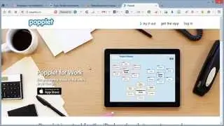 Создание карт знаний в сервисе popplet.com 1/3