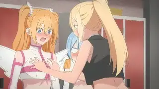 Aria Holds Ririsa's Boobs | 2.5 Dimensional Seduction Episode 16 | 2.5次元の誘惑