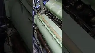 MTU V12 Motor sound Uboot U9  #mtu #v12sound #diesel