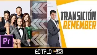Transition REMEMBER - How to create this effect Flashback - Edítalo Pro-