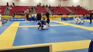 Half guard to ankle lock sequence