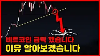 비트코인 급락 했습니다 이유 알아보겠습니다