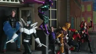 Marvel Legends Spider-man vs Sinister Syndicate Display