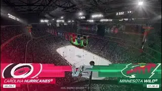 PS4 NHL 20 Carolina Hurricanes Vs Minnesota Wild