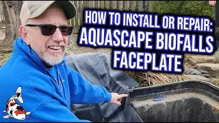 Aquascape Biofalls Faceplate: How to Install or Repair - Renovations with Ray (and Alex)