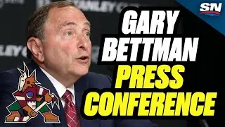 The Future Of Hockey In Arizona | FULL Gary Bettman And Alex Meruelo Press Conference
