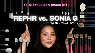 REPHR VS  SONIA G BRUSHES | w/ REPHR NEW BRUSH SET REVIEW