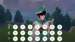 Slime Paradise theme is Venti playing the lyre (