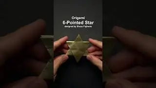 Origami 6-Pointed Star #shorts