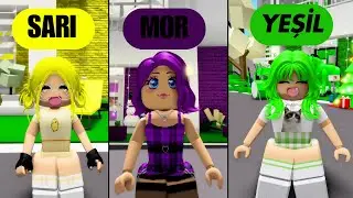 BROOKHAVEN'DA TEK RENK CHALLENGE🏡TUBA ARI🐝ARIGİLLER🐝AYŞEM ECE ARI🐝ROBLOX Brookhaven🏡RP