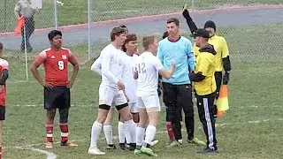 PUNCHES THROWN at SOCCER GAME in front of REFEREE! ⚽️