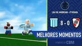 LEOBIGOL ESTRÉIA COM HAT TRICK E RACING AMASSA O RIVER PLATE • Melhores Momentos GW8