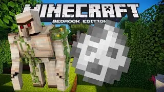 How get Iron Golem Spawn Eggs In Minecraft PS4 Bedrock