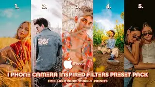 iPhone Vivid Presets Lightroom | Lightroom Mobile Presets DNG & XMP | iPhone Lightroom Presets