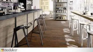 Водостойкий виниловый ламинат Moduleo (модулео) impess 57885 Eastern hickory. Виниловый пол