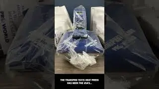 Transpro 15x15 Heat Press w/Slide Unboxing