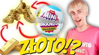 NAJRZADSZE ZŁOTE BUTY Z KUL MINI BRANDS SNEAKERS