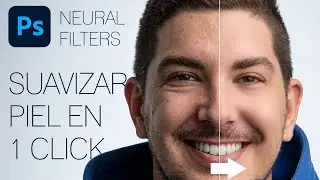 SUAVIZAR PIEL en Photoshop AUTOMÁTICAMENTE en 1 CLICK | Novedad Photoshop 2021 | Tutorial Photoshop