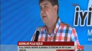 Antalya'da kadınlar plajı açıldı