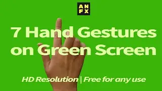 Hand Gestures on Green Screen