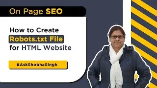 How to Create Robots.txt Files for Html Website 