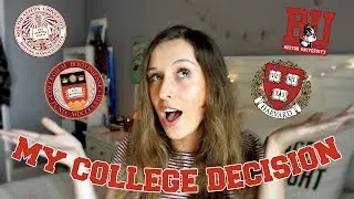 WHERE I'M GOING TO COLLEGE + my application process