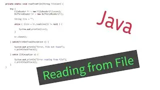 Java - Reading from a Text File using a BufferedReader