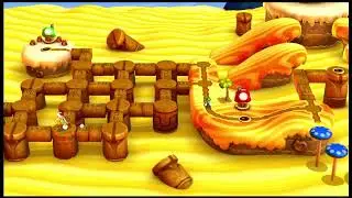 New Super Mario Bros. U Pt. 2 Layer Cake Desert 100%