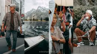 FREE DNG GIVEAWAY - dark muted cinematic lightroom color grading Tutoria 