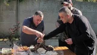 Вкусный шашлык (хоровац) из бараньей корейки. Рецепт от Жоржа II BBQ côtes d'agneau