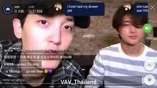 180701 #VAV App Livechat with #ACE & #Ziu