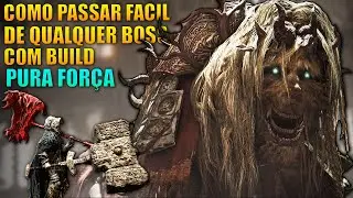 ELDEN RING - BUILD DE PURA FORÇA, DERRETE QUALQUER BOSS DA NOVA DLC