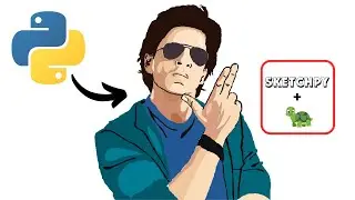 Python Magic: Sketching the Charisma of Shah Rukh Khan in Python