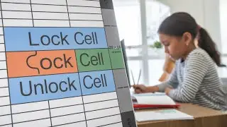 lock/ Unlock Cell cells in Excel to restrict to enter data
