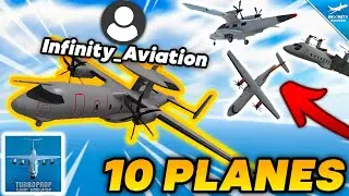 I Tried 10 PLANES Formation Flight And THIS HAPPENED | Turboprop Flight Simulator CRAZY CHALLENGE