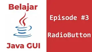Tutorial GUI Java - Cara Membuat Radio Button Dan Menampilkan Nilai Pada Textfield