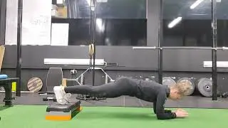 Feet Elevated Plank Marches