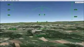 Google Earth Flight Sim: F16 only needs a 790m track to take off and land!