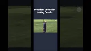 President Joe Biden testing Covid + #joebiden #viral