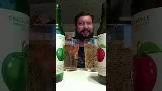 Сравнение сидров "дабл три" из красного и зелёного яблока. #пиво #обзор #обзорпива #сидр