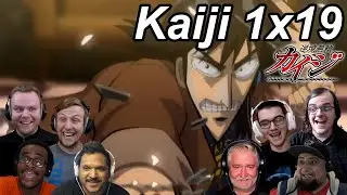 Kaiji Ultimate Survivor 1x19 Reactions | Great Anime Reactors!!! | 【カイジ】【海外の反応】
