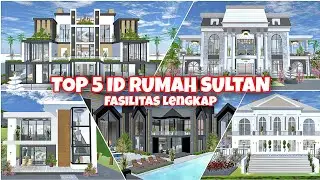 BAGI BAGI TOP 5 ID RUMAH SULTAN FASILITAS LENGKAP DI SAKURA SCHOOL SIMULATOR 🏡