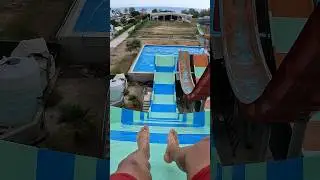 Blue Slip and Fly Waterslide at Kingdom of Sea Waterpark💦😎  