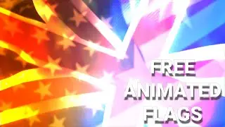 Animated National Flags Footage | No Copyright | The U.S. Flag, Australia flag, India flag, Mexico..