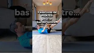 ✨️3 exercices de PILATES pour renforcer le bas des abdos ! #pilates #abdos