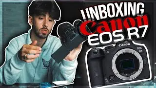 UNBOXING MY NEW CAMERA! (Canon EOS R7 Unboxing) | Zane Burko